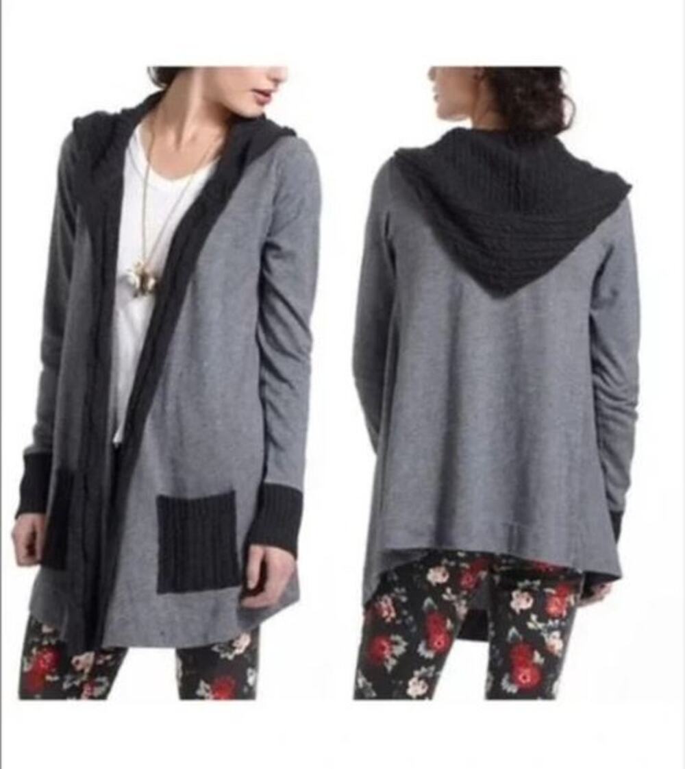 Vanessa Virginia Mixed Herringbone Cardigan